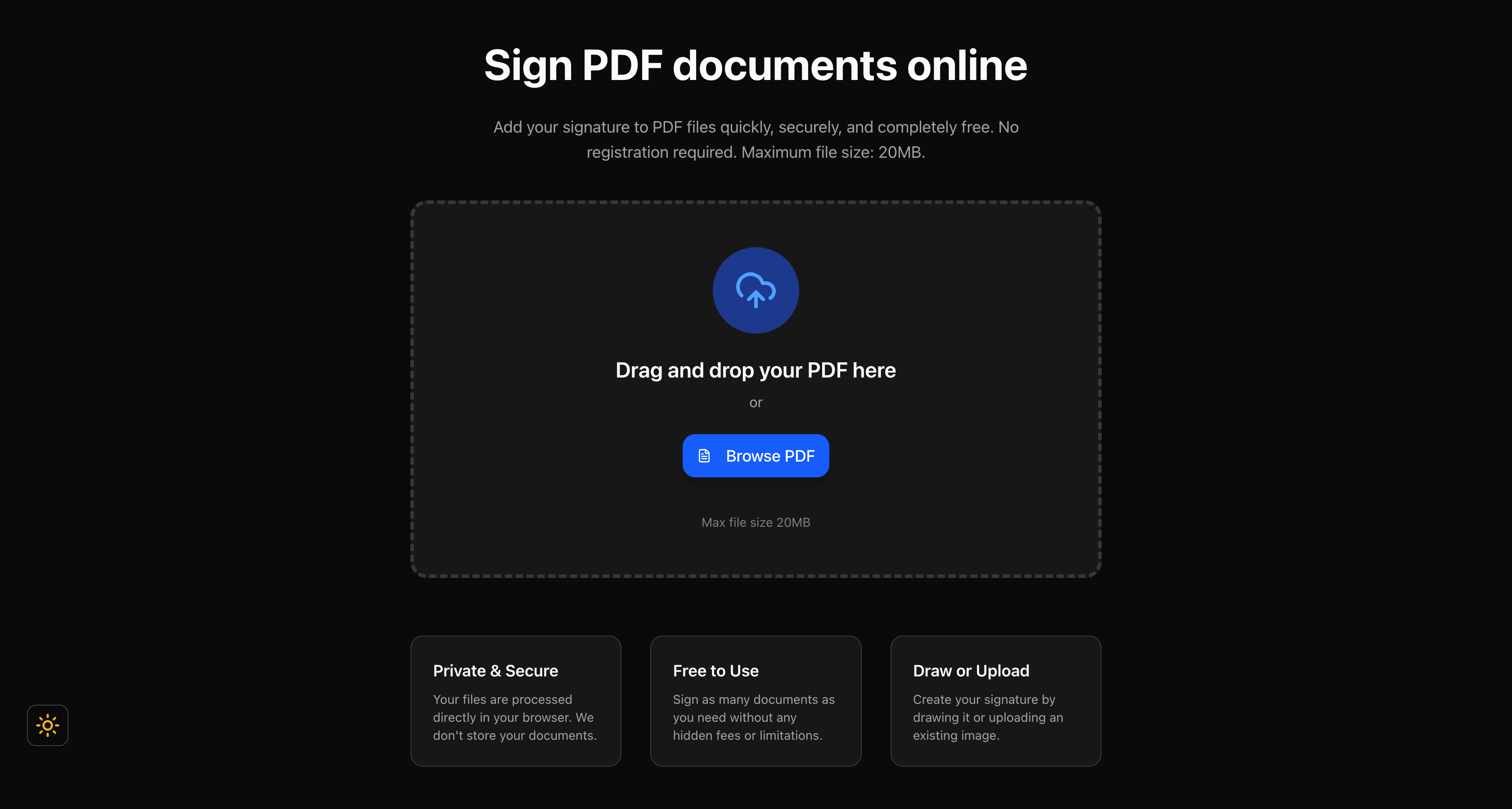 PDF Signature